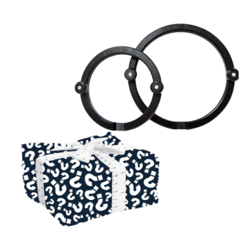 8" & 11"Free Motion Quilting Hoop Set & 3yd Mystery Fabric