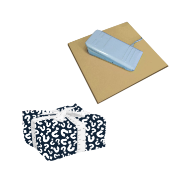 Foot Pedal Pad 9" x 9" 4 yd Mystery Fabric Bundle
