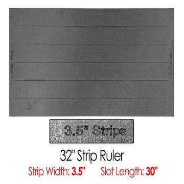 Martelli Skini-Mini Ruler 2.5 x 24 - 641453111259