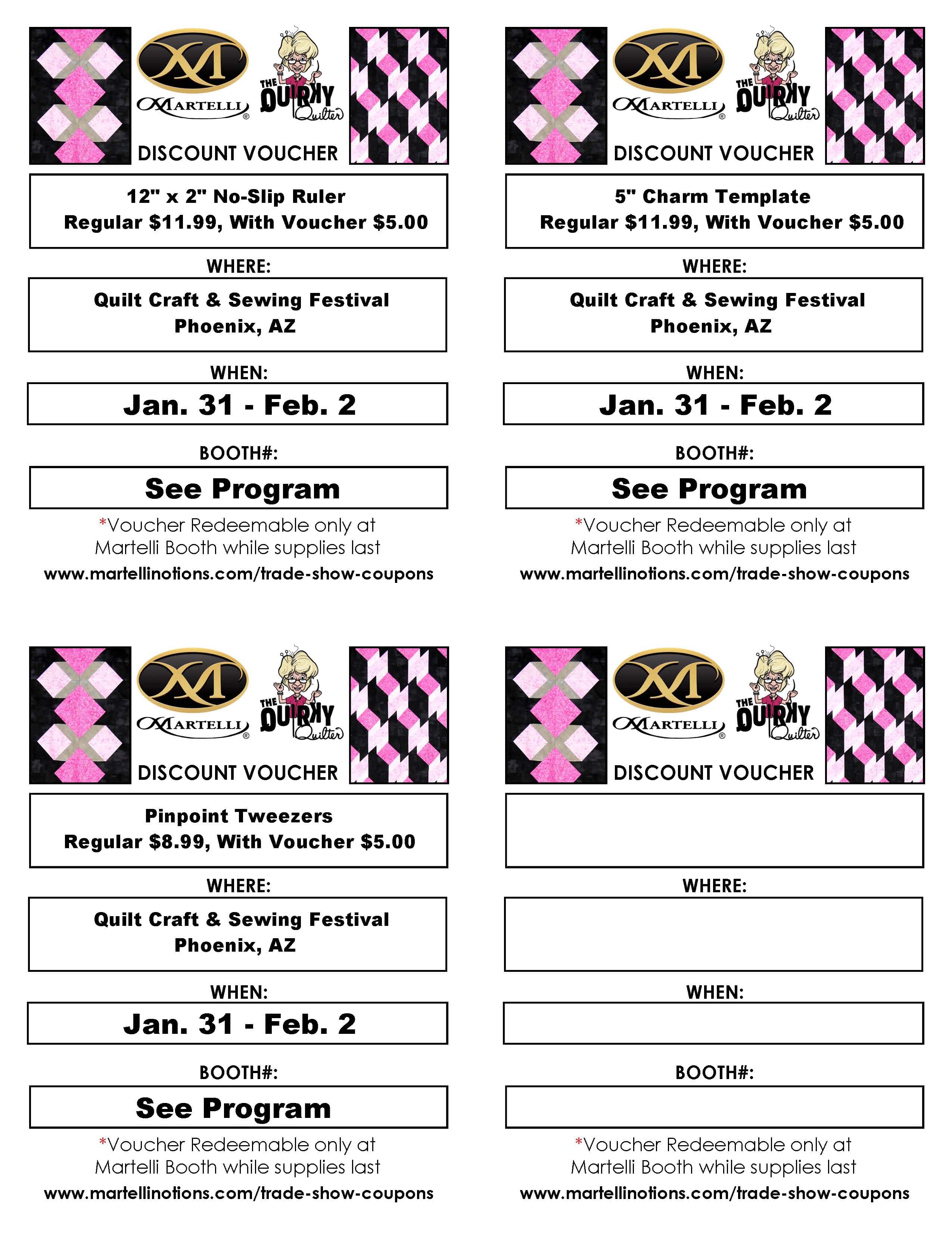 View Quilt Show Schedule Specials Martelli Enterprises