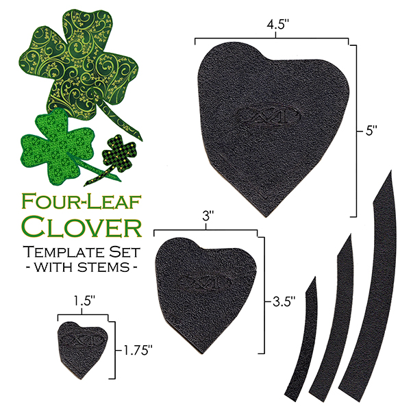 Four-Leaf Clover Template Set