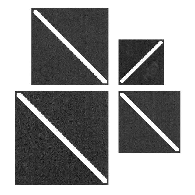 Squares & Triangles - Custom Printed Fabric
