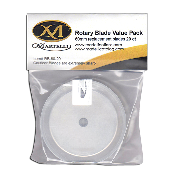10 Martelli Replacement Blades for 45mm Rotary Cutters 