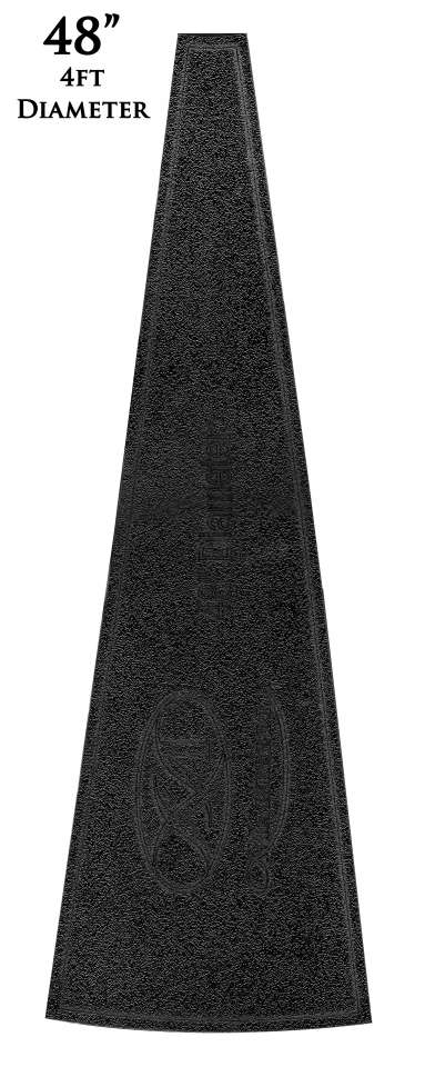 Wedge template SM (48" diameter circle)