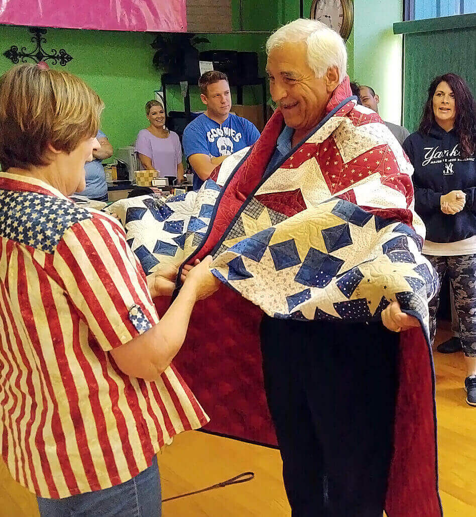 Martelli quilting company honors veterans Martelli quilting company honors veterans