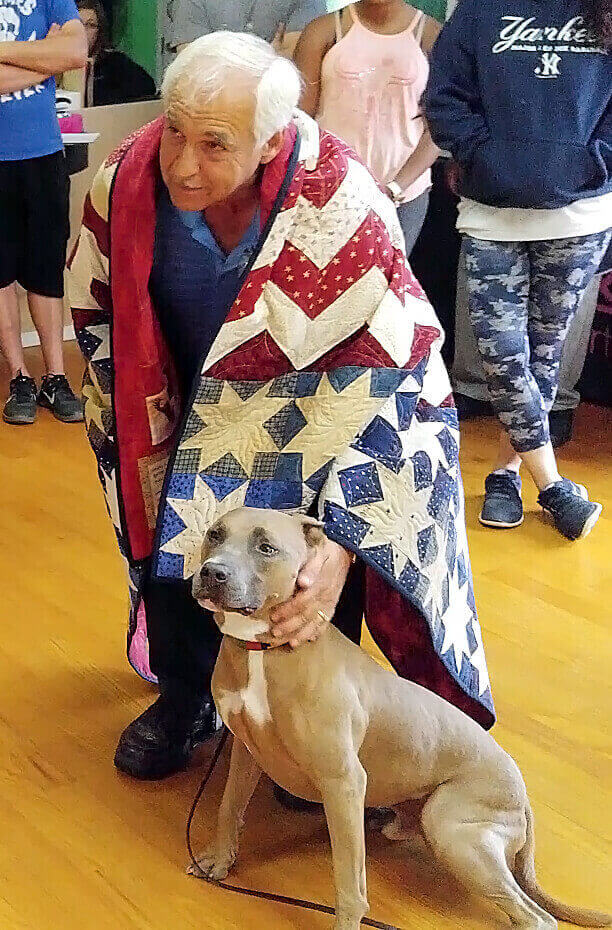 Martelli quilting company honors veterans Martelli quilting company honors veterans