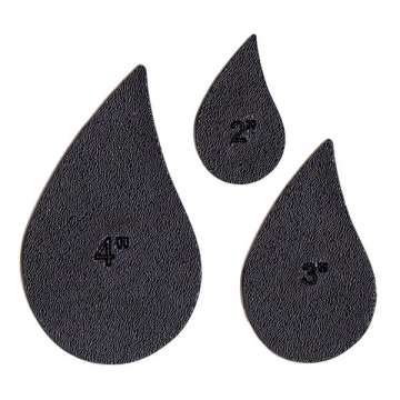 3 Piece Paisley Template  Set 4", 3", 2"