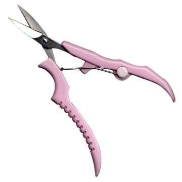 Curved Snippet Scissors (pink)